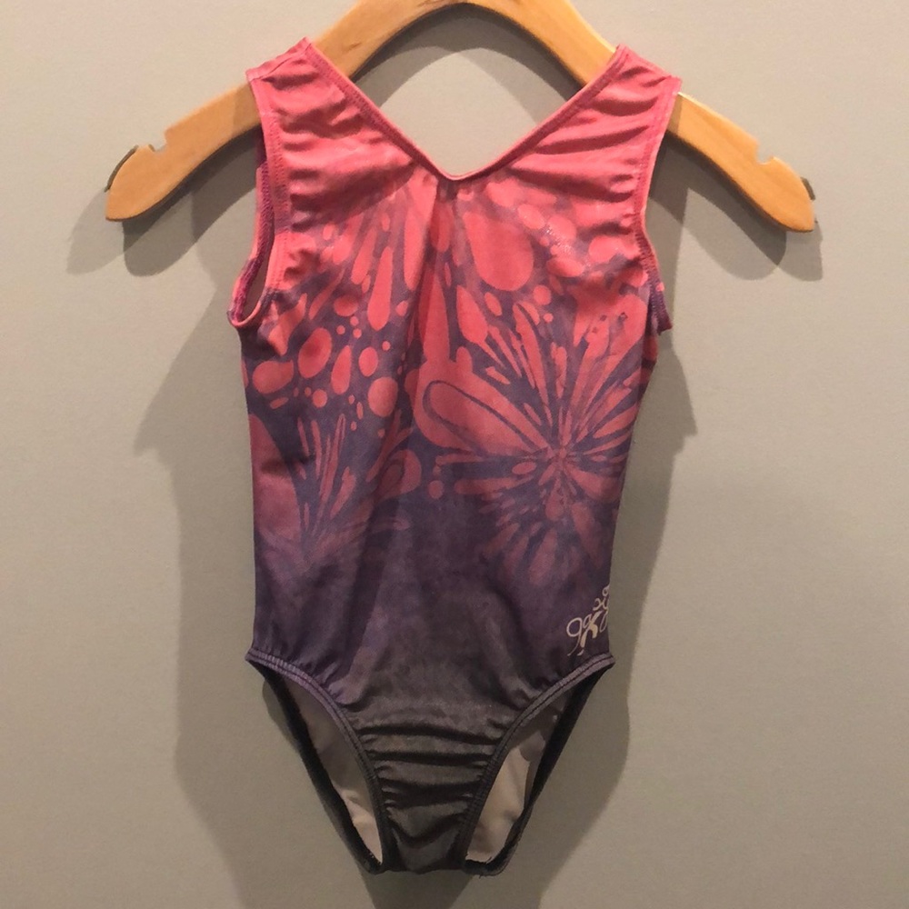 GK Pink & Purple Gymnastics leotard